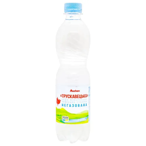 Вода мінеральна Ашан Трускавецька негазована 0,5л