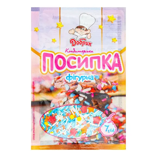 Посипка кондитерська фігурна Добрик м/у 7г