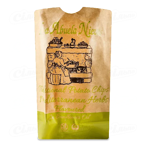 Чіпси La Abuela Nieves зі смаком середземноморських трав, 150г