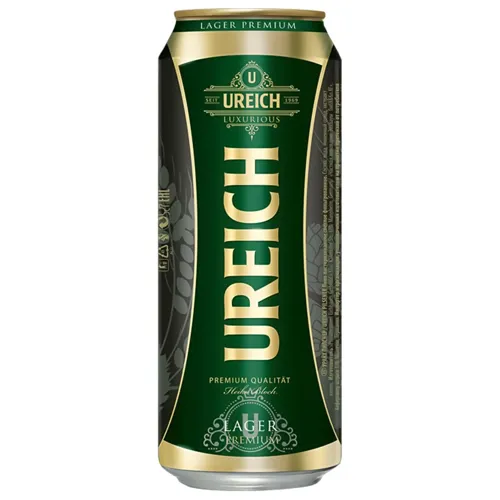 Пиво Ureich Lager світле 5,2% 0,5л