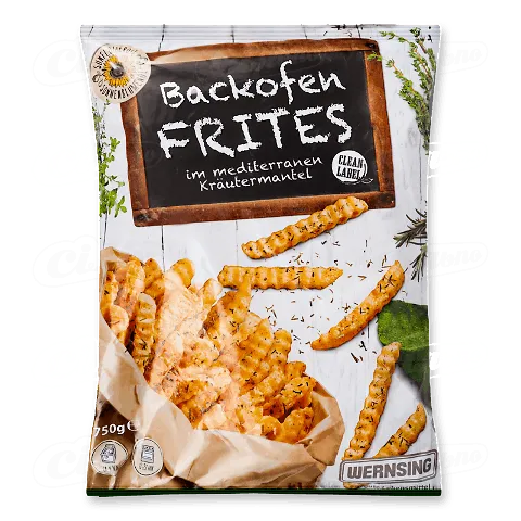 Картопля фрі Wernsing хвиляста свіжоморожена, 750г