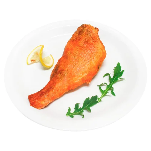 Окунь морський смажений