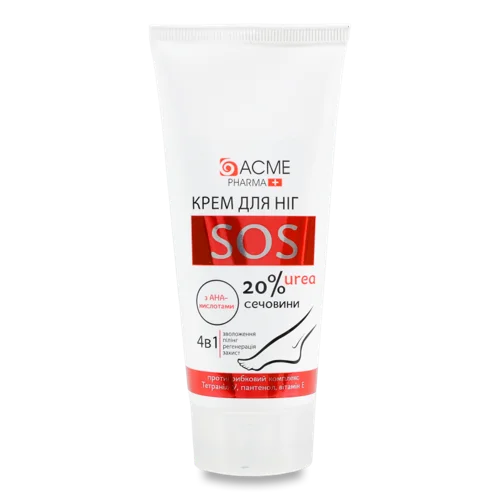 Крем для ніг 4в1 SOS Acme Pharma, 90мл
