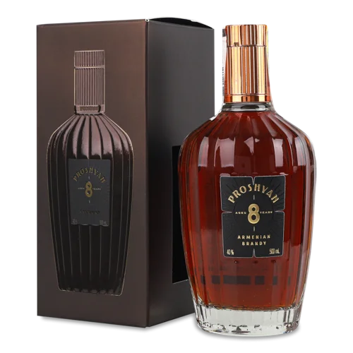 Бренді Aged 8 Years, В/ґ, 40%, К/у, 500мл