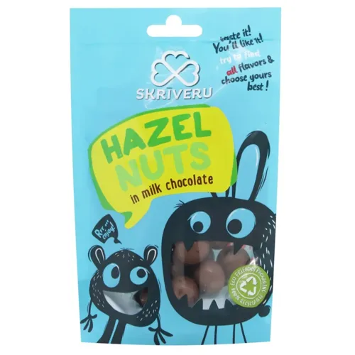 Фундук Skriveru смажений у молочному шоколаді 120г