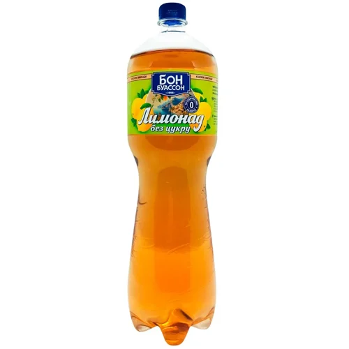 Напій газований Бон Буассон Лимонад без цукру 1,75л