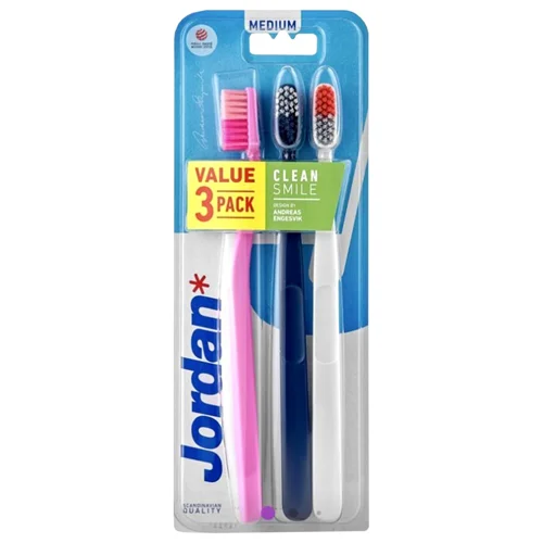 Зубна щітка Jordan Clean Smile 3шт
