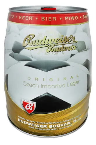 Пиво 5л 5% світле Budweiser Budvar з/б