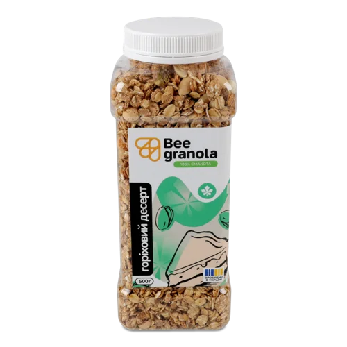 Гранола Горіховий Десерт Bee Granola, п/б 500г