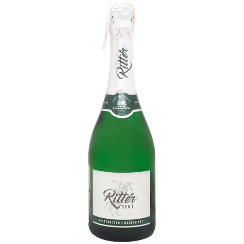 Вино ігристе Ritter Sekt біле напівсухе 11%, 0,75л