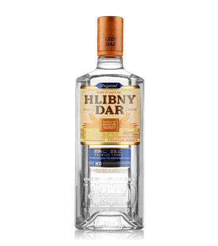 Горілка Хлібний дар «Українська по-європейськи» (37,5%) 0,5л