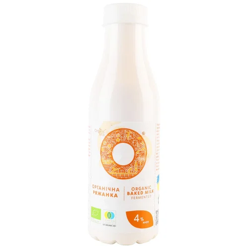 Ряжанка Organic Milk органічна 4% 450г