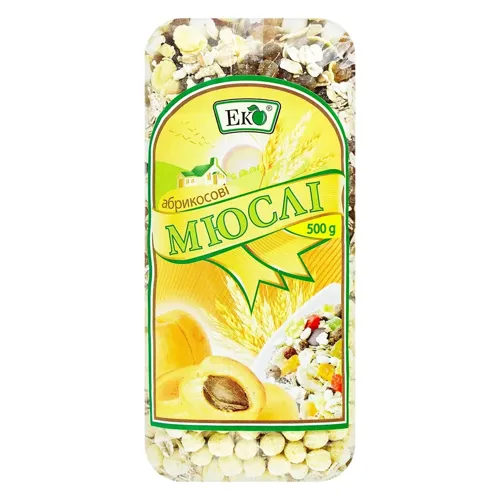 Мюслі Еко абрикосові 500г