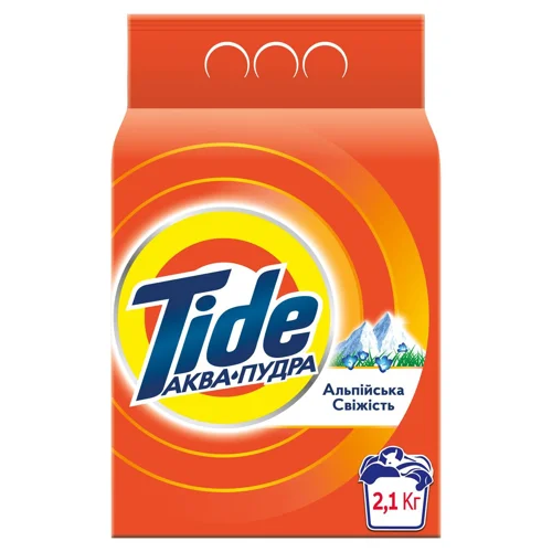 Пральний порошок Tide Аква-пудра Альпійська свіжість автомат 2,1кг
