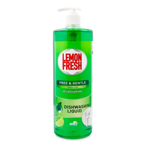 Рідина Для Миття Посуду Концентрована Лайм Lemon Fresh 1л