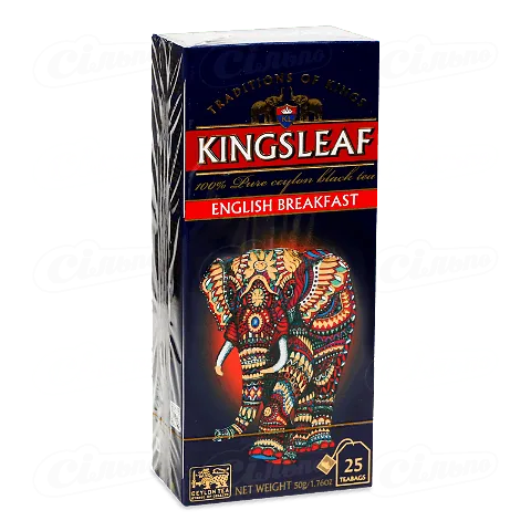 Чай чорний Kingsleaf English Breakfast, 25*2г