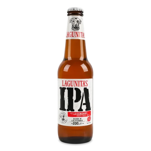 Пиво Світле Пастеризоване India Pale Ale Lagunitas 330мл 6.2% з/б