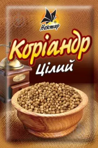 Коріандр цілий 18гр. ТМ Нектар