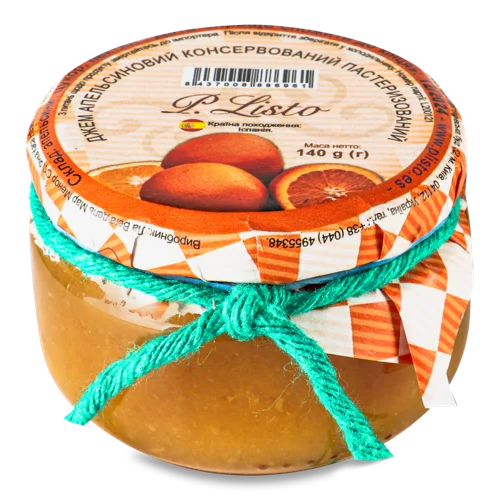 Джем Апельсиновий, В/ґ, Скляна Банка, 140 Гр