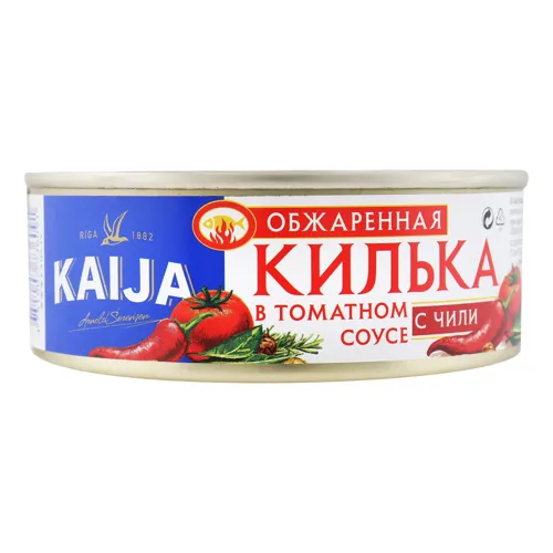 Кілька обсмажена в томатному соусі з чилі Kaija 240г