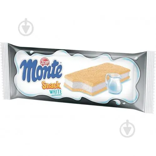 Тістечко Zott Monte бісквітне з молочним наповнювачем 29г