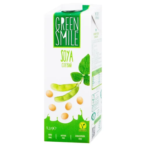 Напій соєвий Green Smile з кальцієм 2,5% 1л