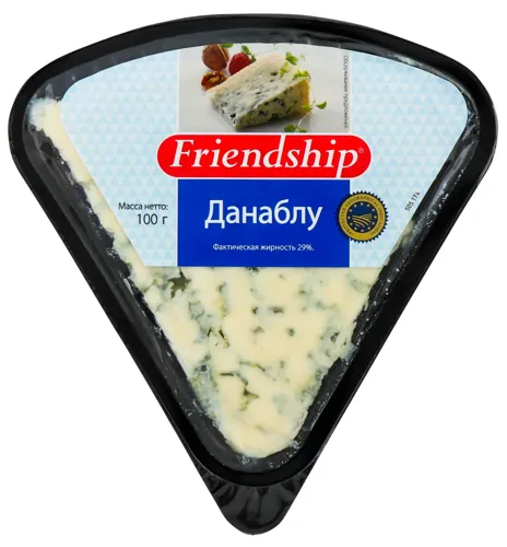 Сир 50% класичний Данаблу Friendship п/у 100г