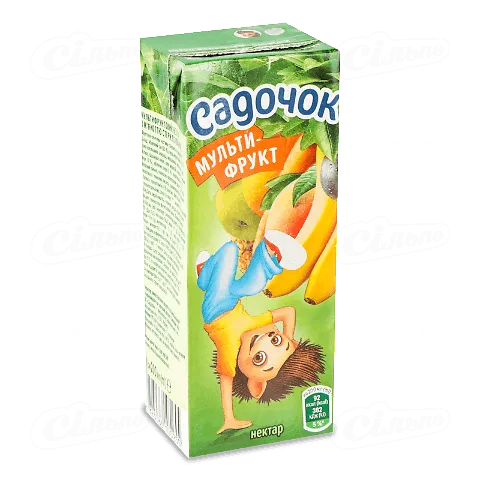 Нектар «Садочок» мультифруктовий 0,2л