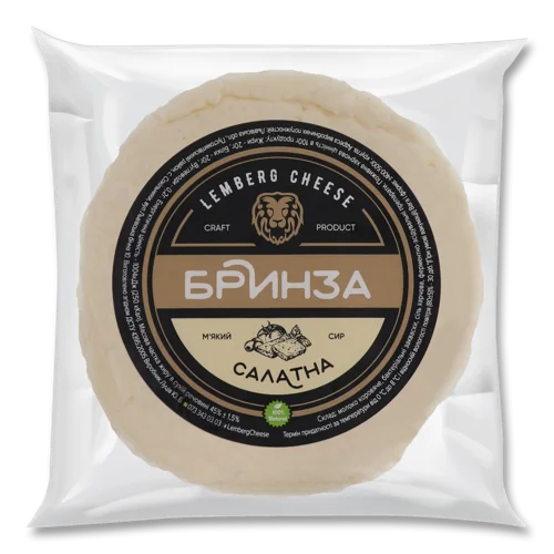 Сир М'який Бринза Салатна Lemberg Cheese 45%, кг