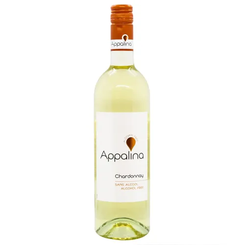 Вино Appalina Chardonnay біле напівсолодке безалкогольне 0,75л
