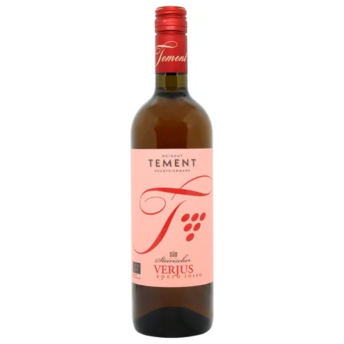 Вино Tement Verjus Rosso безалкогольне рожеве сухе 0,75л