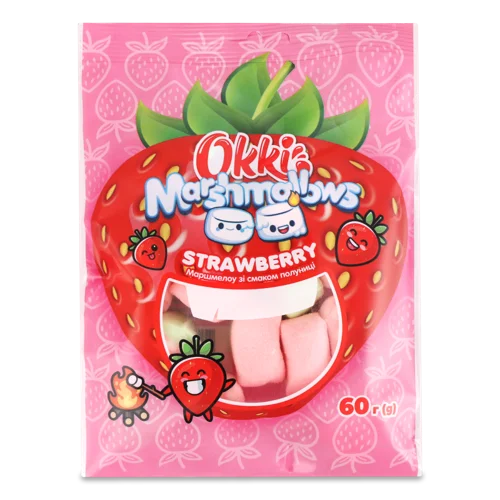 Маршмелоу Вищого Ґатунку Strawberry, 60г