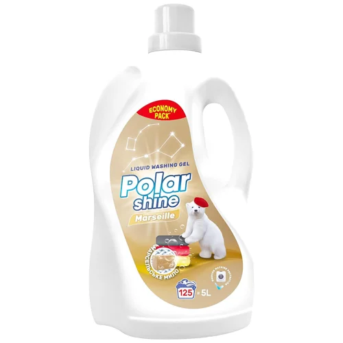 Гель для прання Polar Shine Marseille з додаванням марсельського мила 5л