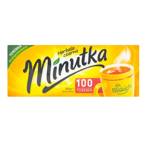 Чай Minutka чорний 100пак*1,4 140г