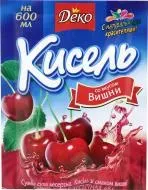 Кисіль зі смаком вишні 65г Деко