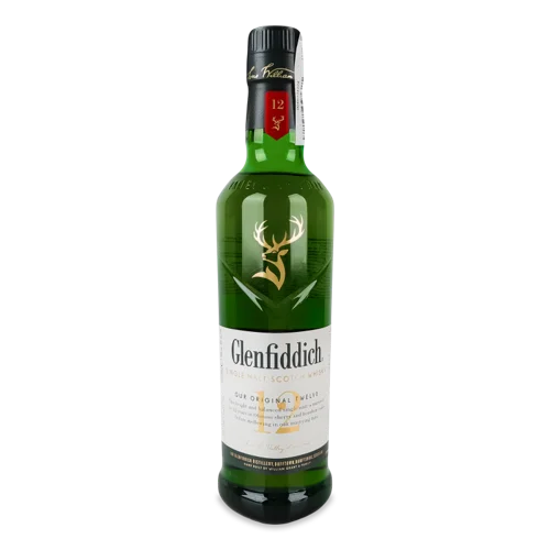 Віскі Односолодове Glenfiddich 12 Років, 40% в/ґ, 0.5л