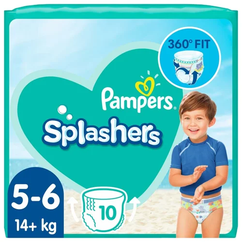 Підгузки-трусики Pampers Splashers Junior 5-6 для плавання 14+кг 10шт