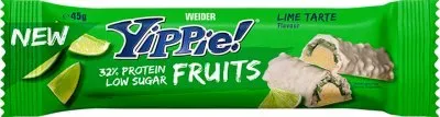 Протеїновий батончик Weider Yippie! Nuts&Fruits 45г Лайм Тарт