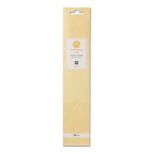 Ароматичні Палички Sacral Chakra Aroma di Rogito, 20 шт, натуральна оболонка