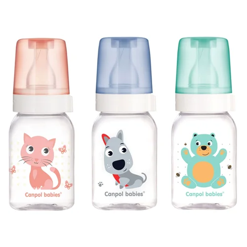 Пляшка Canpol Babies BPA free Веселі звірята 120мл