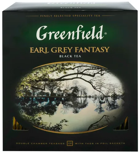 Чай чорний байховий дрібний з ароматом бергамоту Earl Grey Fantasy Greenfield
