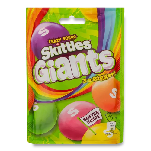 Драже Crazy Sours Giants, в/ґ, 132 г