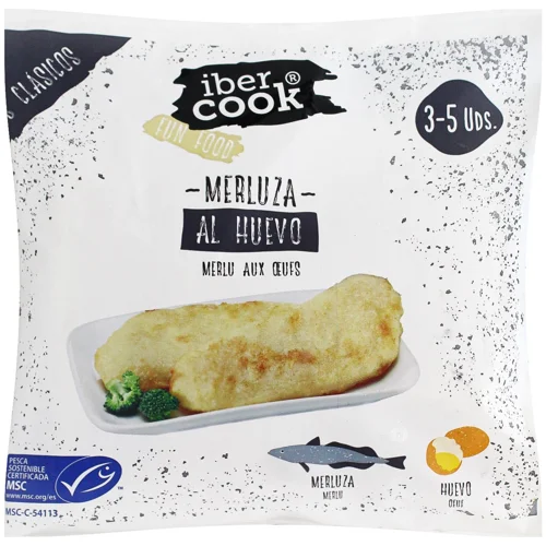 Хек Ibercook тихоокеанський в яєчній паніровці 340г