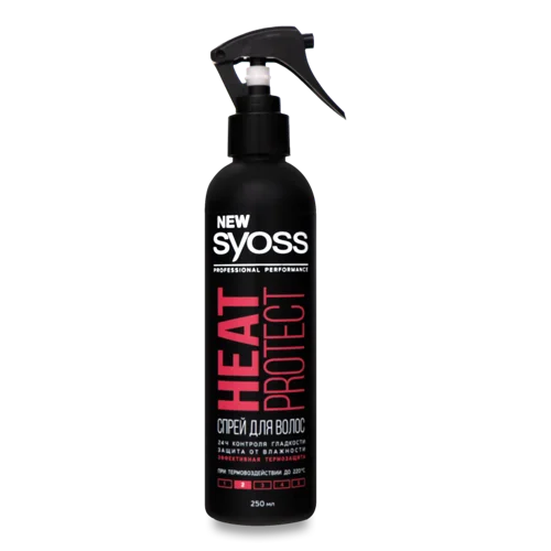 Термозахисний Спрей для Волосся Heat Protect Syoss, 250мл
