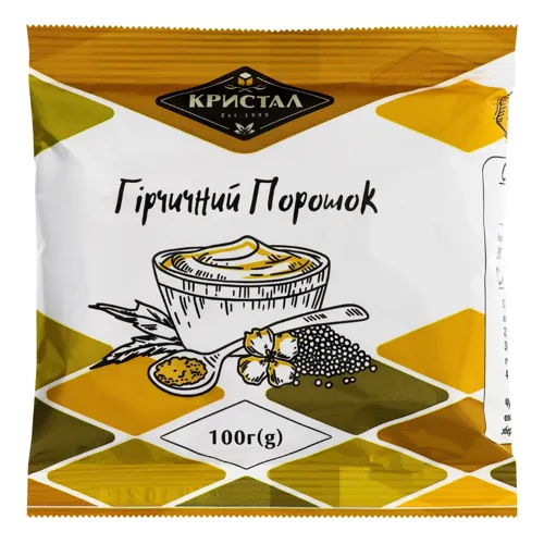 Порошок гірчичний «Кристал» м/у 100г