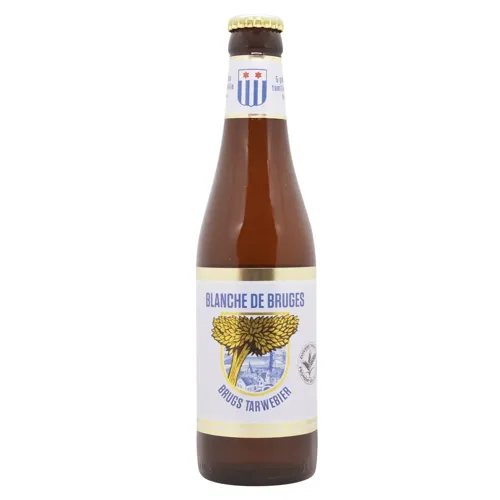 Пиво Blanche de Bruges Brugs Tarwebier 5%, 0,33л