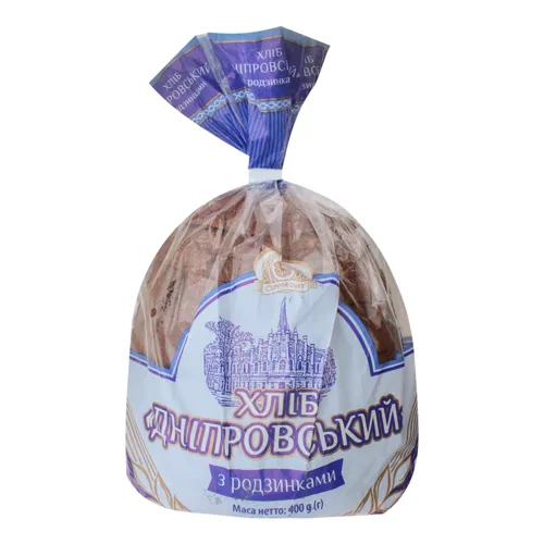 Хліб з родзинками Дніпровський Формула смаку м/у 400г