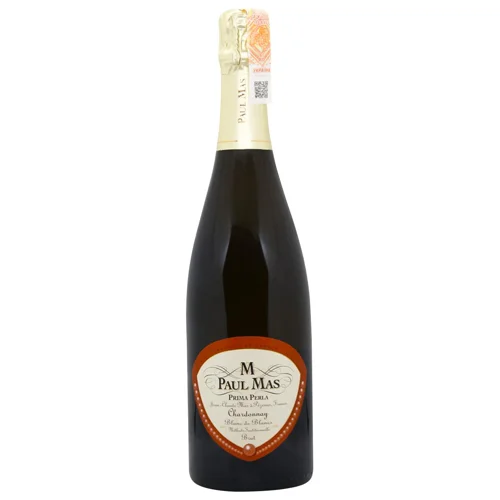 Вино ігристе Paul Mas Prima Perla Chardonnay Brut біле брют 12% 0,75л