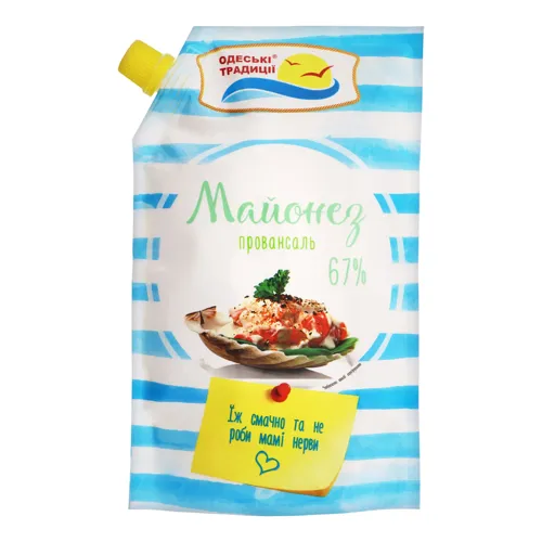 Майонез 67% Провансаль Одеські традиції д/п 300г