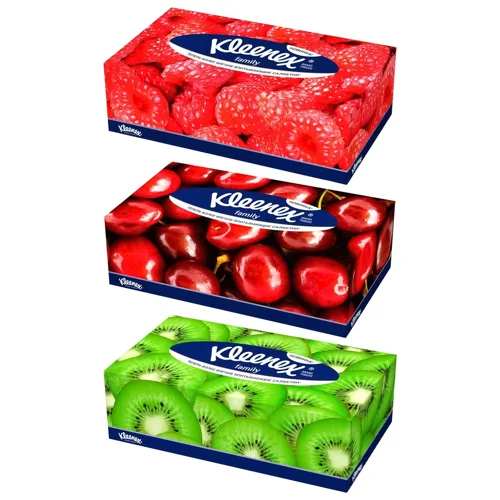 Серветки Kleenex Family Boxes в коробці